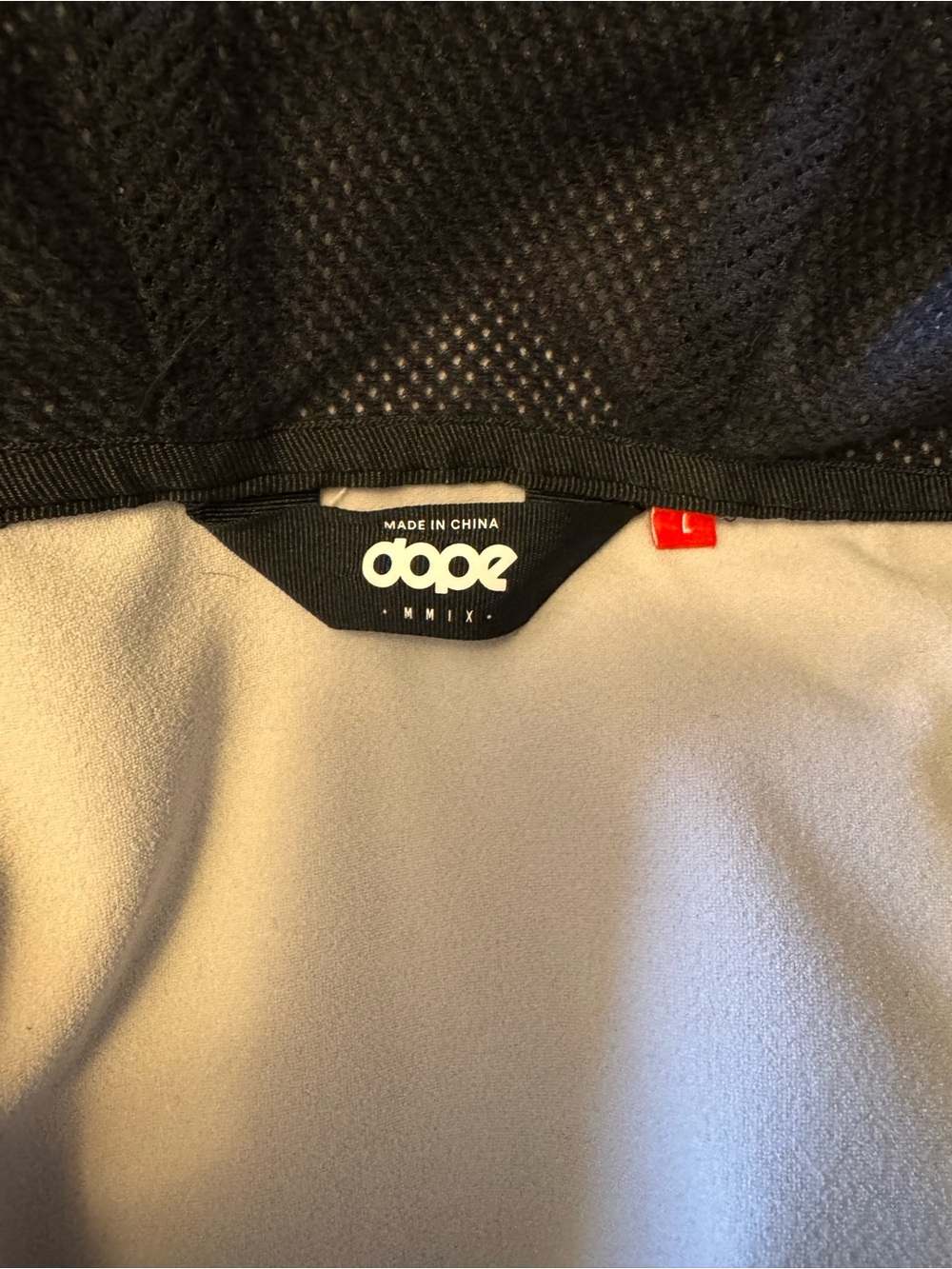 DOPE Navy Blue Ski Anorak Jacket with Hood - Picture 2 of 3